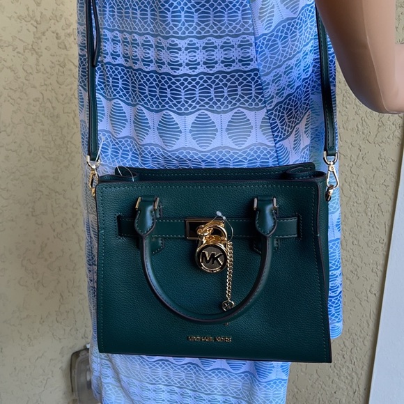 Michael Kors Hamilton Small Satchel Shoulder Crossbody Bag - Picture 6 of 16